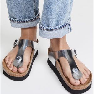 Gizeh Platform Sandals- Birkenstock papillio